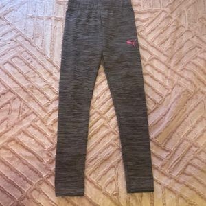 Puma gray leggings for kids